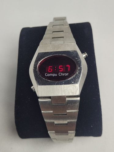 Vintage ladies compu chron - vintage, red