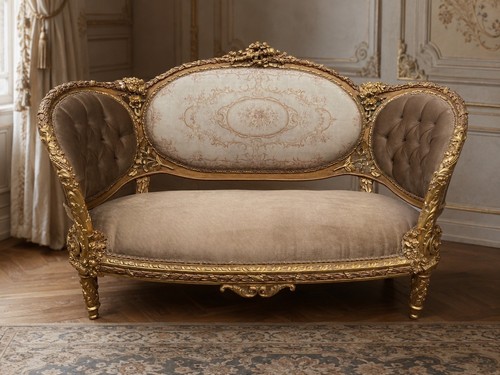 Sofa 1900 french - sofa, louis
