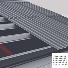 6.2m² Covering Corrugated Metal Roof Sheets Galvanized 12pcs Roofing Sheet Panel