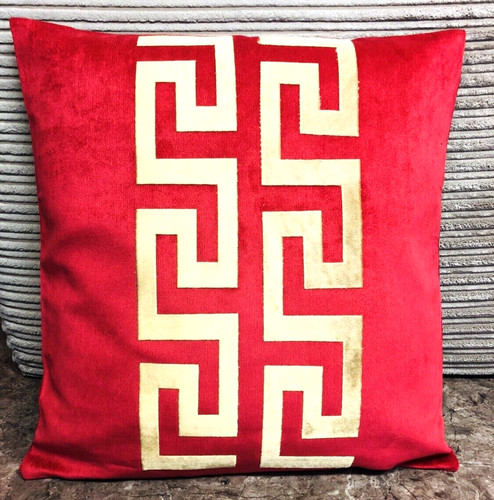 Greek border key red gold - greek, 2