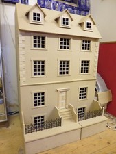 Dolls House 1/12th 10 room town house  KIT  30 inches wide By Dolls House Direct