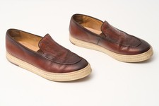 Berluti Scripto Slip On Brown