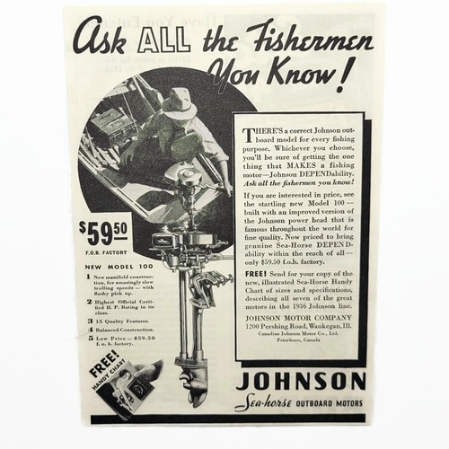 Vintage 1936 johnson - vintage,