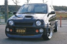 Fender flares over arch