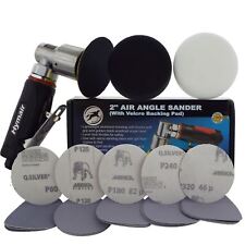75mm (3") Mini Air Sander/Polisher Kit 25 Sanding Discs + Polishing & Foam Heads