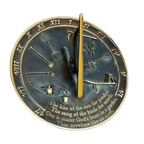 Sundial clock with amazing - sundial,