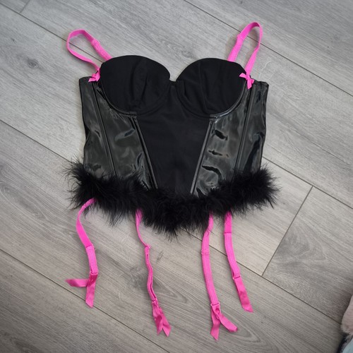 Vintage ann summers black - ann, pvc