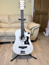 Crystals Guitar White Colour