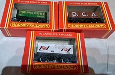 Hornby Railway 00 Guage Set Of 3 open Wagons R.038,R036 and R009