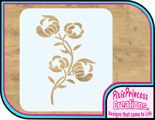 Flower pattern plant mylar - pattern, cc