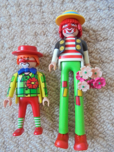 Playmobil circus clown figures - clown,