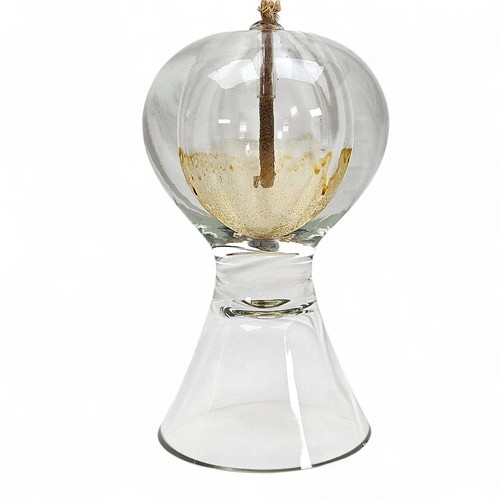 Glass oil lamp hurricane - lamp,
