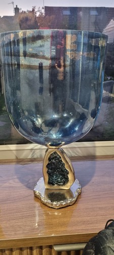 Blue crystal rock - blue,