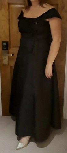 Black evening dress size - evening,