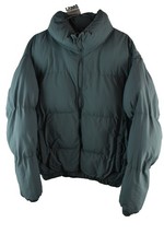 ZARA Blue Padded Jacket size M Womens Oversized Winter Puffer Casual Outdoors