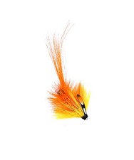Pot Belly Pig Yellow & Orange Salmon/Sea Trout Tube Flies Sizes 0.5/1 inch