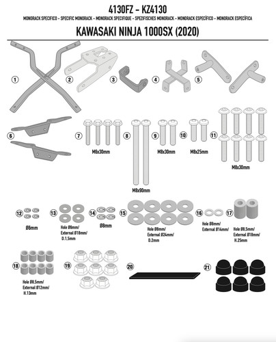 Mounting brackets plate for - brackets,