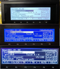 AKAI MPC2500 BRAND NEW LED Screen Display WHITE BLUE Blue/BLACK LCD