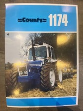 County 1174 Tractor Vintage Brochure A4