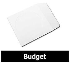 80g White Paper Sleeves CD/DVD Window with Flap Lot
