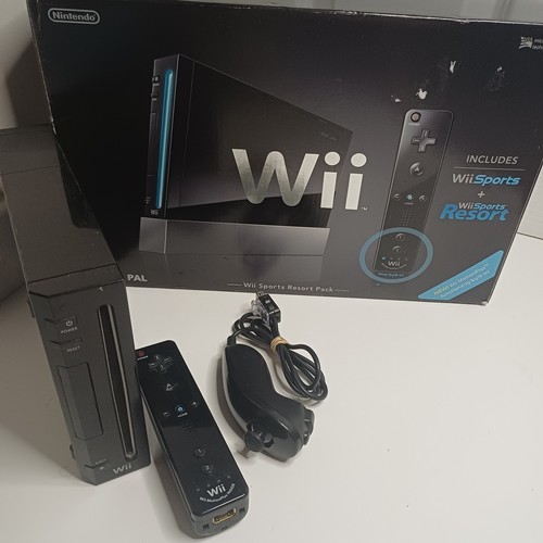 Nintendo wii black console - ,
