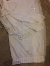 224cm White Voile Curtains