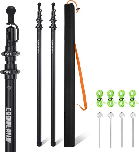 Upgraded camuland tent poles - upgraded,