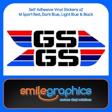 BMW R1150GS Tank & Rear Decals. M Sport Colours - Other colours available