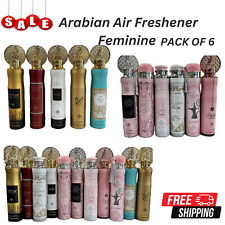 Arabian Air Freshener Feminine Bundle 6 x 300ml Dubai Luxury Scent Long Lasting