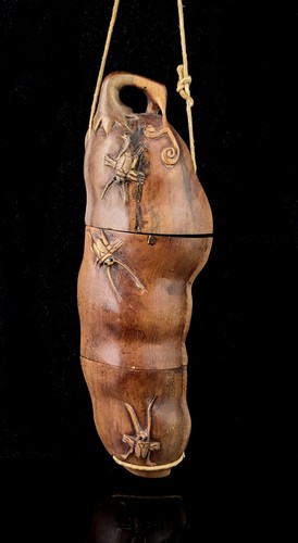 Antique japanese gourd - japanese, inro