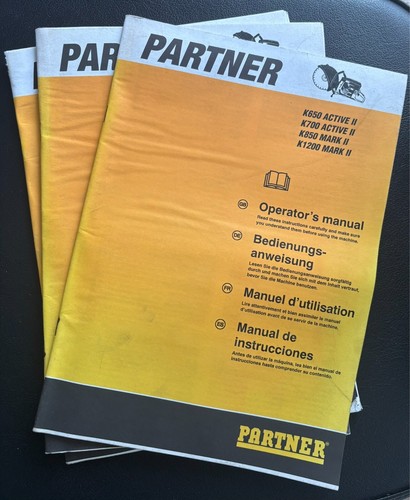 Husqvarna partner operators - partner,