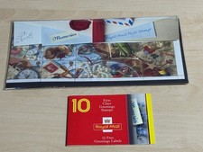 1992 Royal Mail Presentation Pack G1 Memories + Book 10 First inc Labels