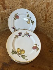 Royal Worcester Evesham Gold Small Dinner Starter Side Plates Set Of 8