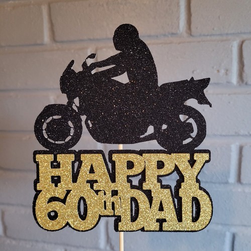 Personalised motorbike cake - motorbike,