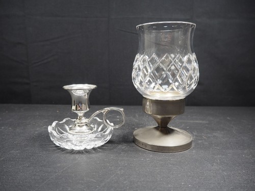 Vintage silverplate glass - silverplate,