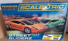 Scalextric C1224(2008)  Street Slides Lamborghini Racing Set -Complete & Working