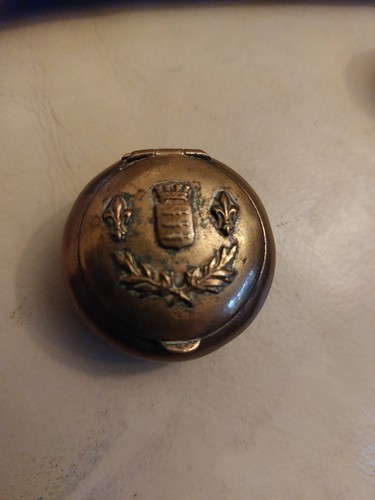 Small brass snuff - box, possibly