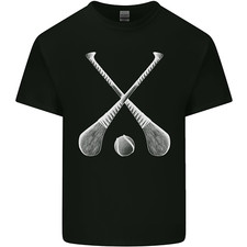 Hurling Sticks and Ball Kids T-Shirt Childrens