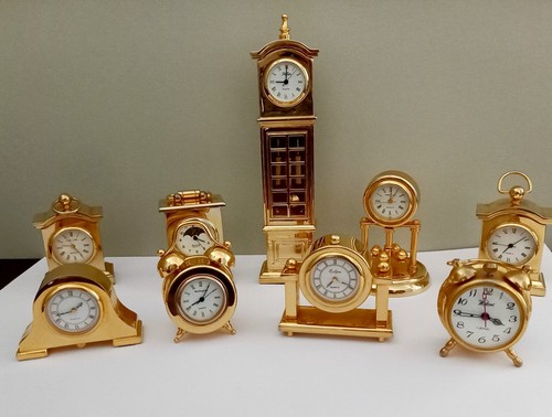 Miniature clocks vintage - miniature,
