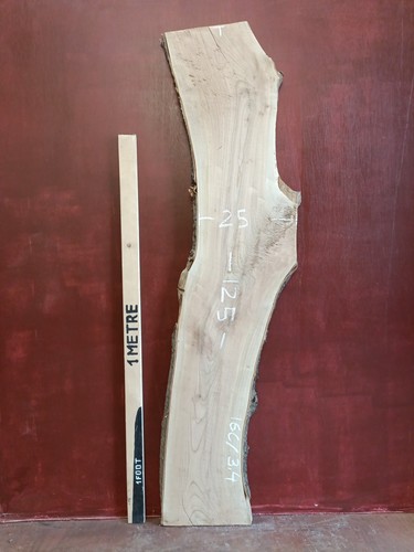 Cherry board 125x25cm - 125x25cm, waney