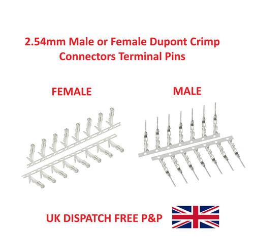 Dupont crimp female male - dupont,