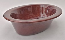 Vintage Simpsons Ovenstone Pie Dish Brown Glazed Stoneware Cookware Baking Dish