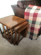 G Plan Vintage Mid Century Teak Afromosia Nest of Tables