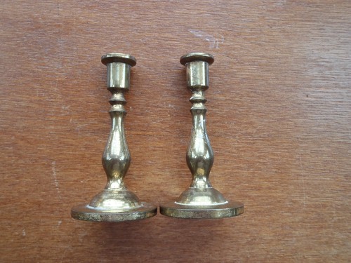 Pair small brass - of,