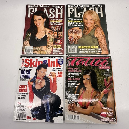 Flash tattoo magazines bundle - tattoo,