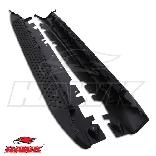Black running boards - black,