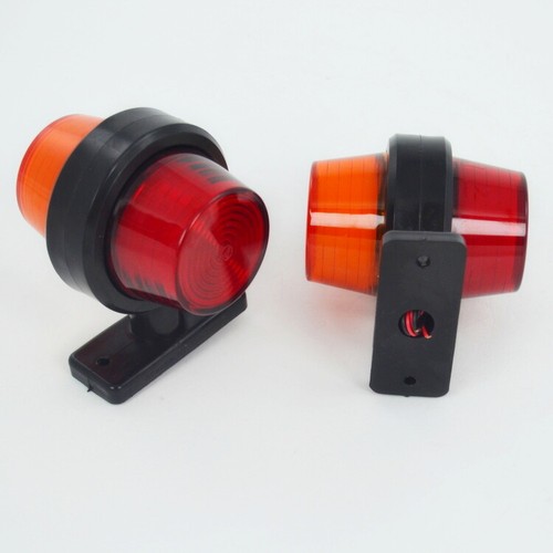 Pair led side amber red - pair,