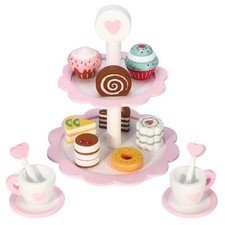 SOKA 18PC Wooden Dessert Cake
