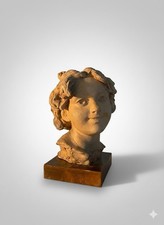 Terracotta Bust Child's Head