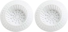 Plastic Sink Strainer - White